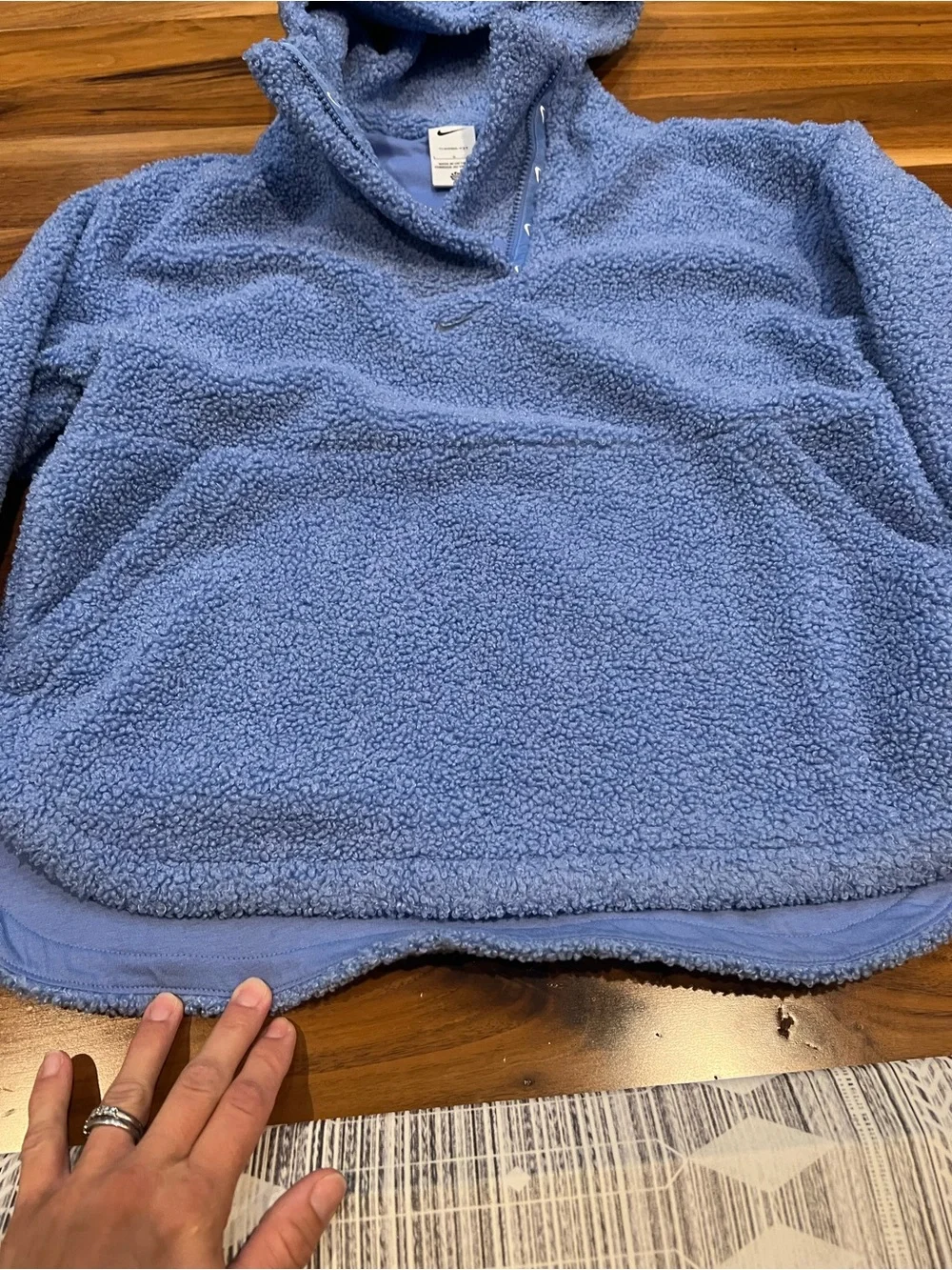 Girl Nike quarter zip pullover